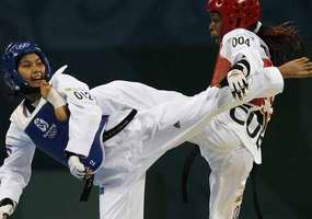 Dianelis Montejo, medalla de bronce en taekwando